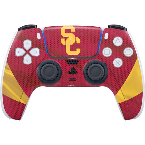 University of Southern California USC Trojans Jersey PS5 Controller Skin